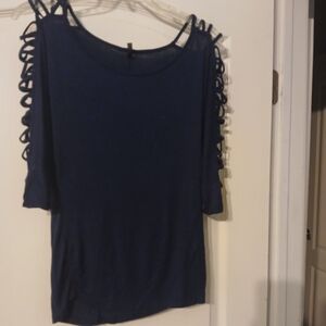 Elegant Navy Women's Top